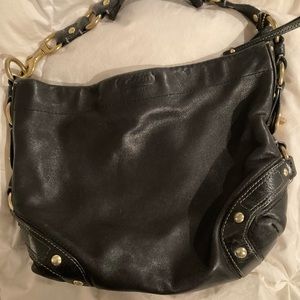 Coach Carly Leather Shoulder Bag